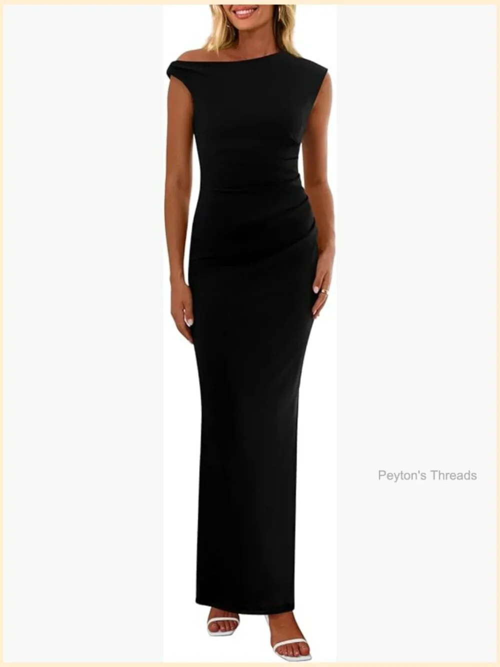 one shoulder sleeveless ruched bodycon dress THDHVS Casual Dresses for Women,One Shoulder Sleeveless Bodycon Dress Ruched Waist Casual Elegant Style for Spring Summer,Womens Summer Dresses Pink S